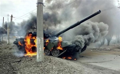Ukraine vấp thành đồng Zaporozhye, 30 xe tăng bị phá hủy