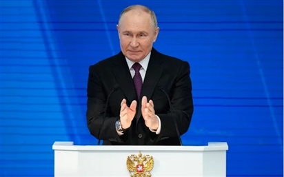 Tổng thống Nga Putin đọc Thông điệp liên bang 2024 trước thềm cuộc bầu cử