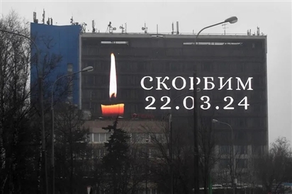 Nga tổ chức quốc tang tưởng nhớ các nạn nhân khủng bố