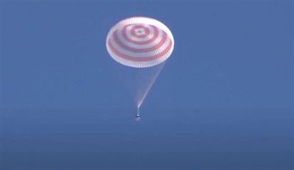 Tàu Soyuz MS-22 của Nga trở về Trái Đất an toàn