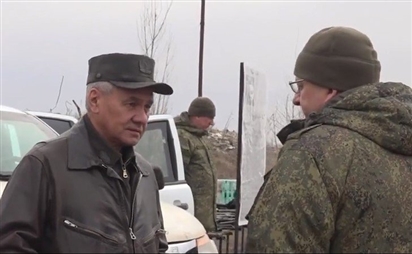 Video: Bộ trưởng Shoigu gặp lực lượng Nga giành kiểm soát Avdiivka