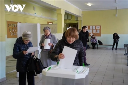 Bầu cử Tổng thống Nga nhìn từ một điểm bầu cử ở Thủ đô Moscow