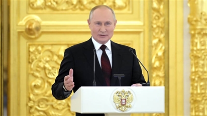 Tổng thống Nga Putin chúc mừng năm mới Việt Nam