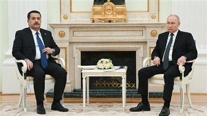 Tiếp Thủ tướng Iraq, ông Putin đổ lỗi Mỹ gây bất ổn và xung đột ở Trung Đông