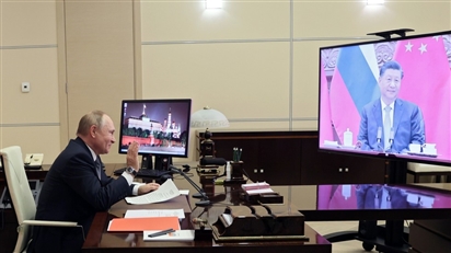 Điện đàm với ông Tập Cận Bình, ông Putin tuyên bố dự Olympic Bắc Kinh 2022