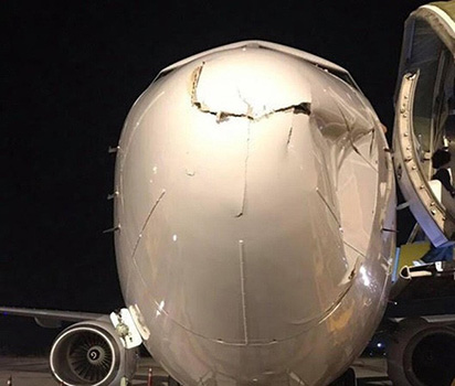 Máy bay Vietnam Airlines suýt đâm phải vật thể lạ khi hạ cánh xuống sân bay Nội Bài