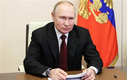 Công bố mức tín nhiệm đối với Tổng thống Putin trong cuộc khảo sát mới