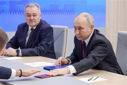 Video Tổng thống Nga Putin nộp hồ sơ tranh cử 2024