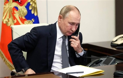 Tổng thống Putin điện đàm với lãnh đạo các nước châu Âu về tình hình Ukraine