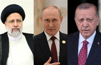 Tổng thống Nga - Iran - Thổ Nhĩ Kỳ họp về tình hình Syria ở Tehran