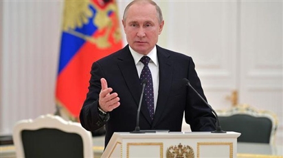 Tỷ lệ tín nhiệm của Tổng thống Putin tăng vọt tại Nga