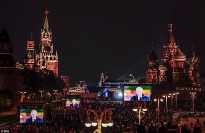 Tổng thống Putin phát biểu tại sự kiện chào mừng 4 vùng lãnh thổ mới sáp nhập Nga