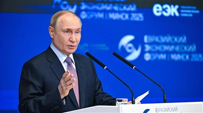 Tổng thống Putin tham dự cuộc họp của Hội đồng Kinh tế Á-Âu Tối cao