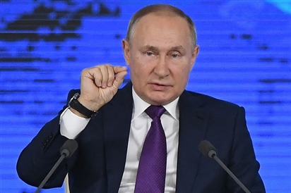 Tổng thống Nga Putin có bài phát biểu chúc mừng năm mới dài kỉ lục