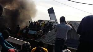 Rơi máy bay làm 18 người thiệt mạng tại Congo