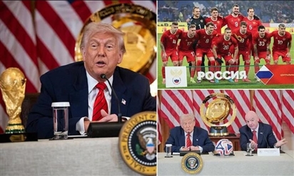 Ông Trump đề nghị FIFA gỡ bỏ lệnh cấm đội tuyển Nga, có kịp dự World Cup?