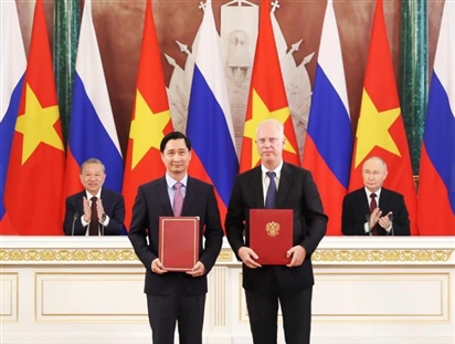 Tổng thống Nga Putin và Tổng Bí thư Tô Lâm chứng kiến hợp tác của VNVC về nghiên cứu và sản xuất vaccine công nghệ hiện đại