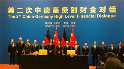 Sau hơn 4 năm, Trung Quốc-Đức khởi động lại Đối thoại tài chính cấp cao