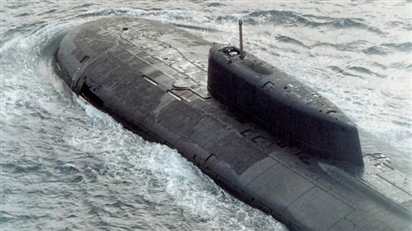 Tàu ngầm hạt nhân Nga diễn tập phóng 22 tên lửa phá hủy nhóm tàu sân bay đối phương