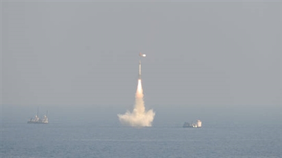 Ấn Độ phóng tên lửa đạn đạo từ tàu ngầm hạt nhân ''thay đổi cuộc chơi''