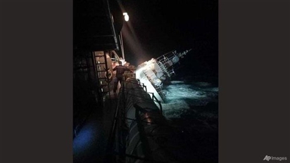 Thái Lan: Chìm tàu chiến, 33 binh sĩ mất tích