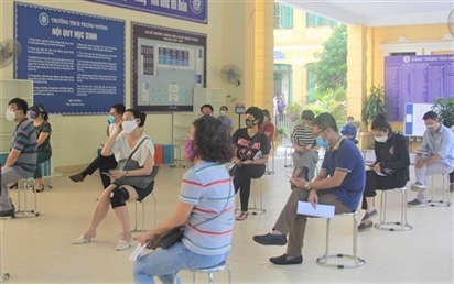 Hà Nội tìm người đến điểm tiêm vaccine Covid-19 tại trường THCS Trưng Vương, quận Hoàn Kiếm