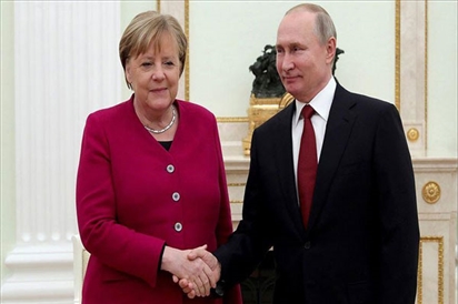 Lãnh đạo Nga, Đức sắp thảo luận về dự án Dòng chảy Phương Bắc 2
