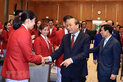 Thủ tướng gặp VĐV, huấn luyện viên đạt thành tích cao tại SEA Games 30