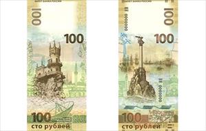Nga phát hành tiền mới có hình ảnh Crimea