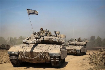 Tiến sâu vào dải Gaza, binh sĩ Israel gặp nhiều nguy hiểm