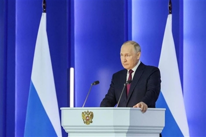 Tổng thống Putin đọc Thông điệp Liên bang, nói Nga ở thời điểm khó khăn và quan trọng