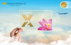 Vietnam Airlines: mua vé online, nhân hai dặm thưởng