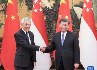 Trung Quốc và Singapore nâng cấp quan hệ nhân chuyến thăm của Thủ tướng Lý Hiển Long
