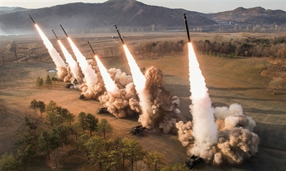 Triều Tiên lần đầu tập trận phản công hạt nhân, dùng bệ phóng tên lửa siêu lớn