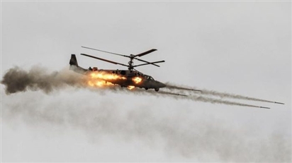 Trực thăng rơi ở biên giới Nga