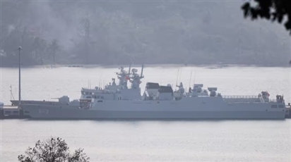 Tàu chiến Trung Quốc xuất hiện ở quân cảng Campuchia