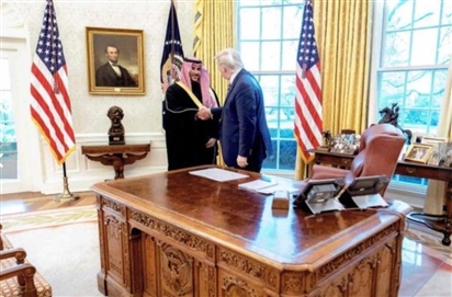 Bộ trưởng Quốc phòng Ảrập Xêút bí mật gặp ông Trump