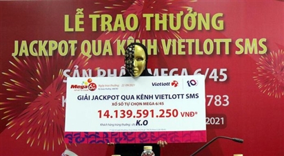 Từ TPHCM về Quảng Nam tránh dịch mua Vietlott trúng ngay 14 tỷ đồng