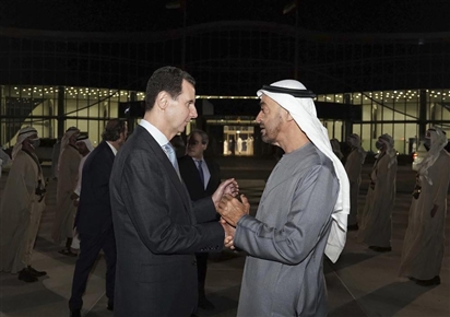 Lần đầu tiên sau 11 năm bùng nổ nội chiến, Tổng thống Syria thăm UAE