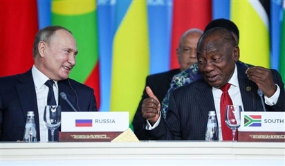Tổng thống Putin điện đàm với lãnh đạo Nam Phi về thượng đỉnh BRICS