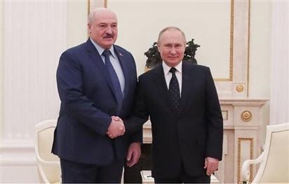 Nga và Belarus thảo luận về thành lập không gian phòng thủ chung