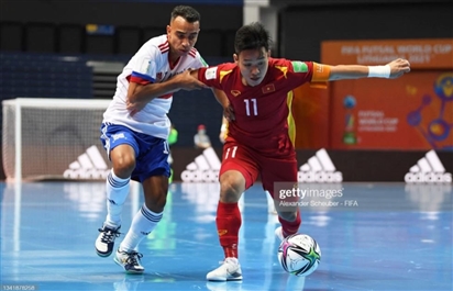 Thua trước Nga, nhưng futsal Việt Nam đã làm nên kỳ tích tại FIFA Futsal World Cup