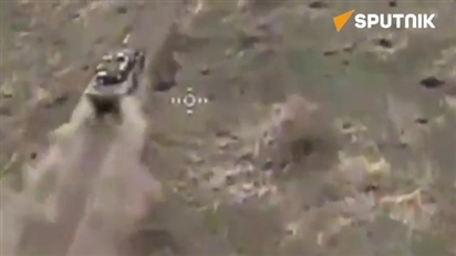 Máy bay không người lái Nga rượt đuổi tăng chủ lực Leopard của Ukraine trên hướng Zaporozhye