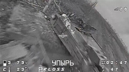 Khoảnh khắc UAV Nga phá hủy xe tăng Abrams ở Donbass