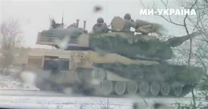 Ukraine đưa xe tăng Abrams ra tiền tuyến