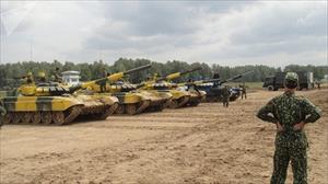 Video đội Việt Nam thi đấu xe tăng quốc tế Tank Biathlon tại International Army Games 2018 ở Nga