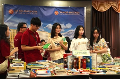 'Hội sách Mầm 2024' cổ vũ văn hóa đọc của sinh viên Việt Nam tại Nga