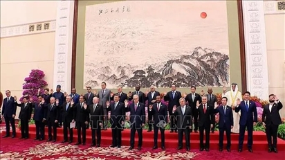 Chủ tịch nước cùng hơn 20 lãnh đạo các nước dự khai mạc Diễn đàn Vành đai và Con đường