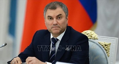 Ông Vyacheslav Volodin được bầu làm Chủ tịch Hạ viện Nga khóa mới