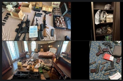Hình ảnh bên trong biệt thự của 'ông trùm' Wagner, nhiều vũ khí và tiền vàng
